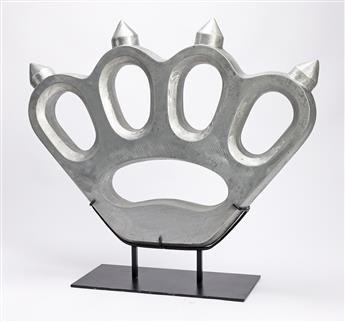 PHILIPPE PERRIN (1964 - ) Monumental Brass Knuckles.